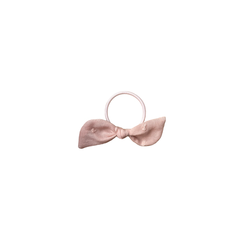 Orejita de oso - Pluméti rosa pastel