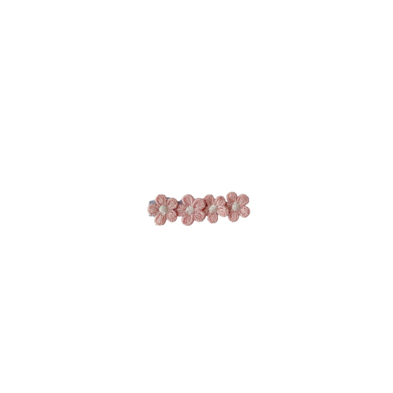 Clip margaritas rosa bebe