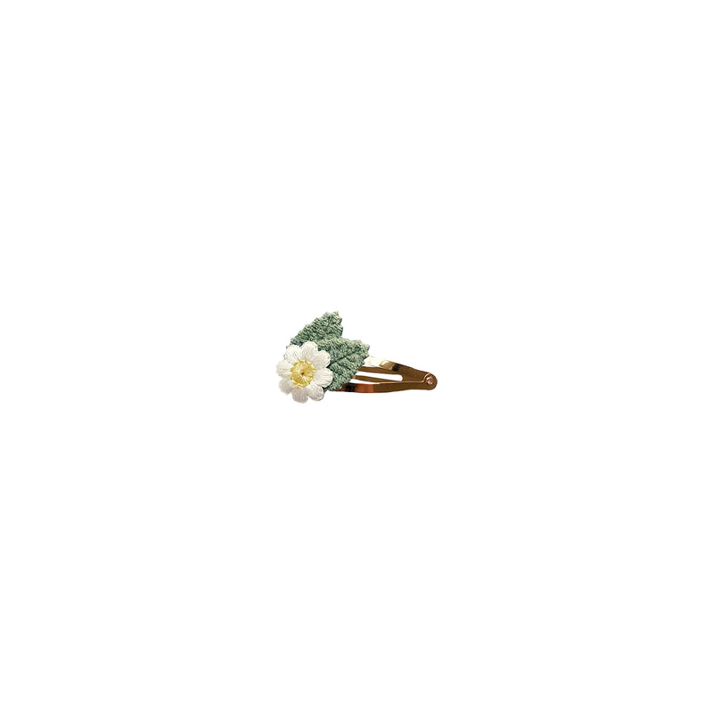 Clip Margarita Blanca