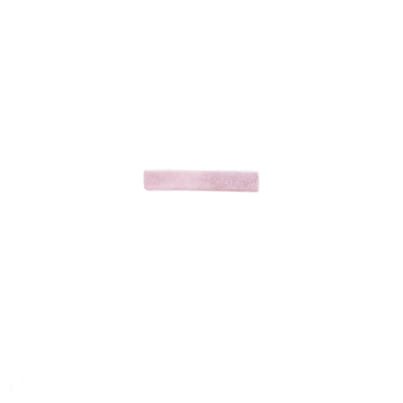 Clip terciopelo -Rosado ballet