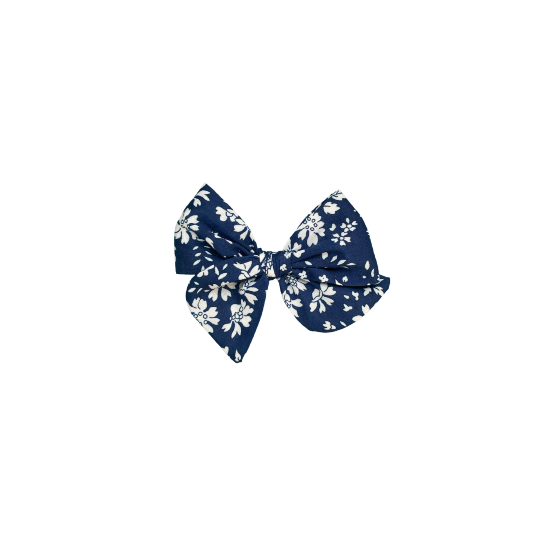 Tulipán mediana - Azul marino flores blancas