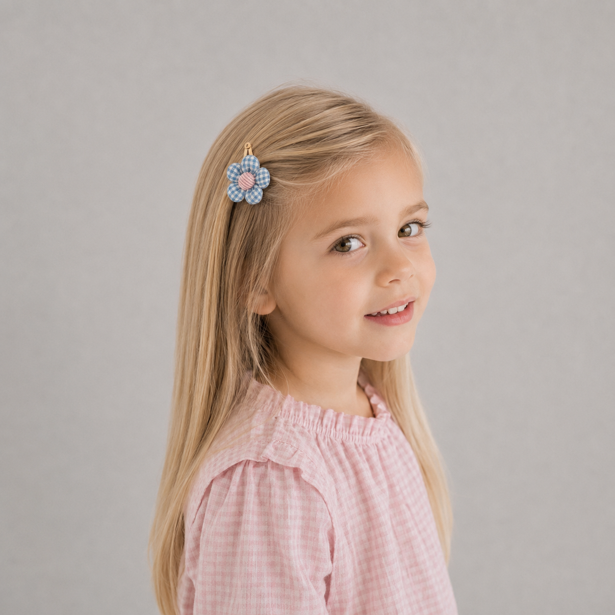 Set de clips flores bordadas - Patricia