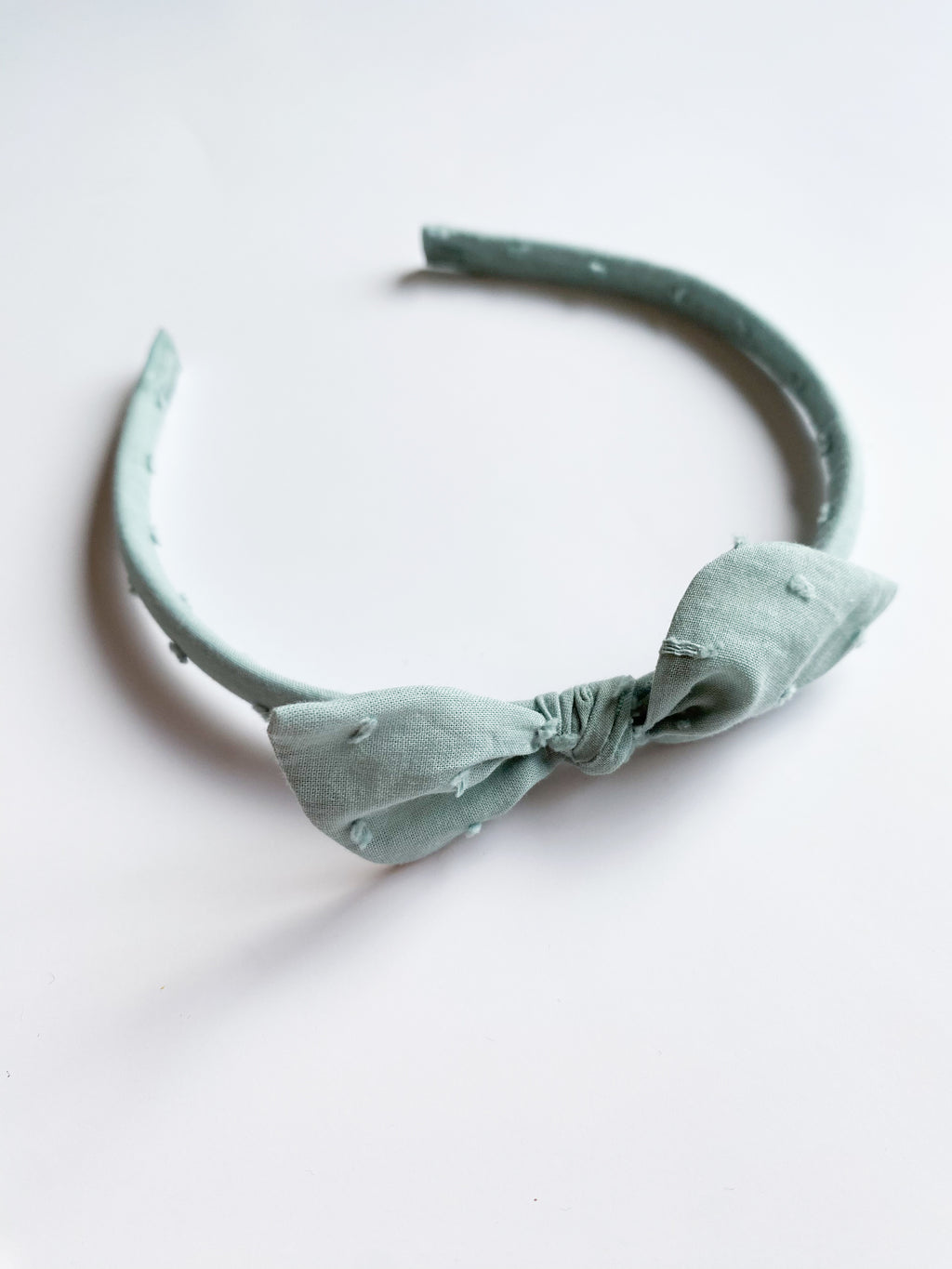 Cintillo Orejita de oso  -  Pluméti verde viejo