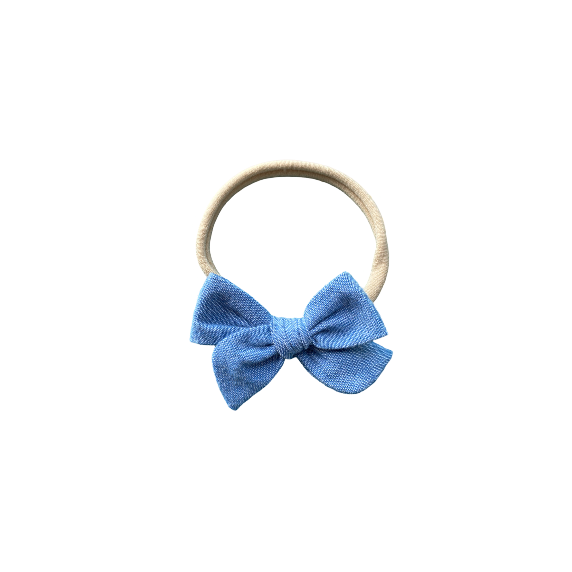 Cintillo Margarita chica - Celeste mezclilla