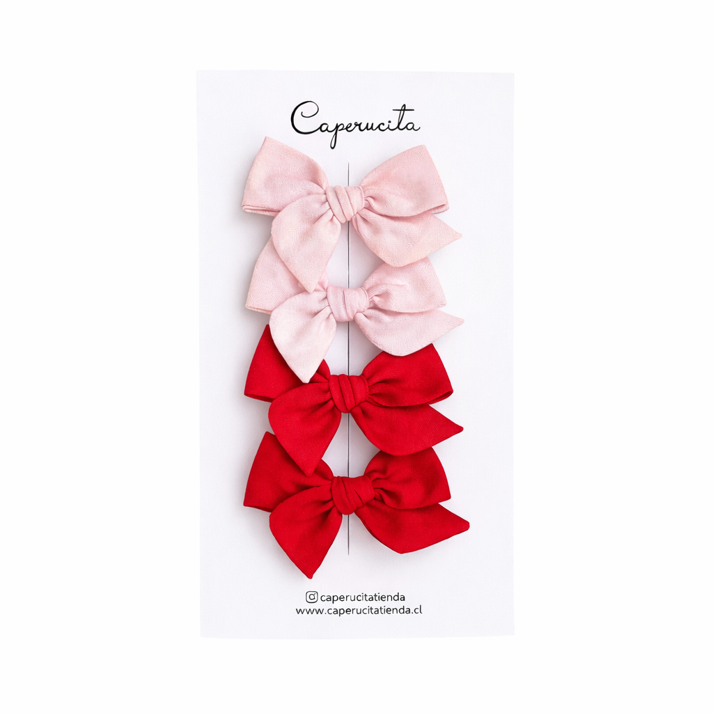 Set Esencial Margaritas Duo - Rosado y Rojo