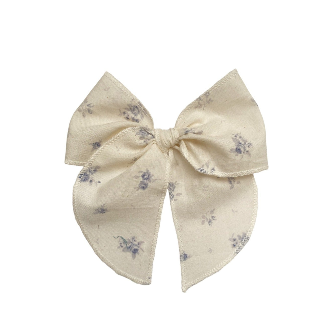 Magnolia - Crema flores azules cute