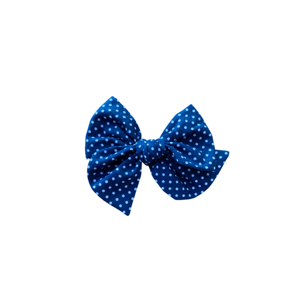 Tulipán grande - Azul puntos blancos