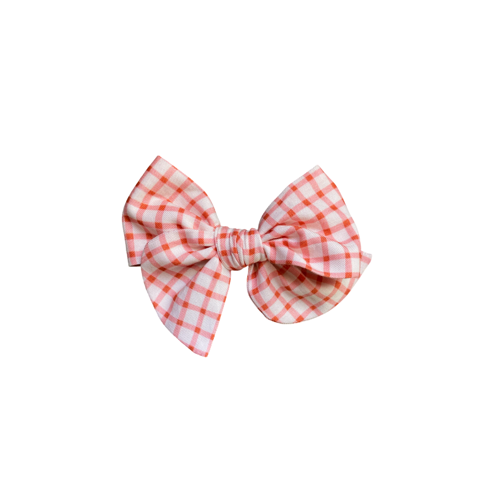 Tulipán grande - Blanco cuadrille rojo