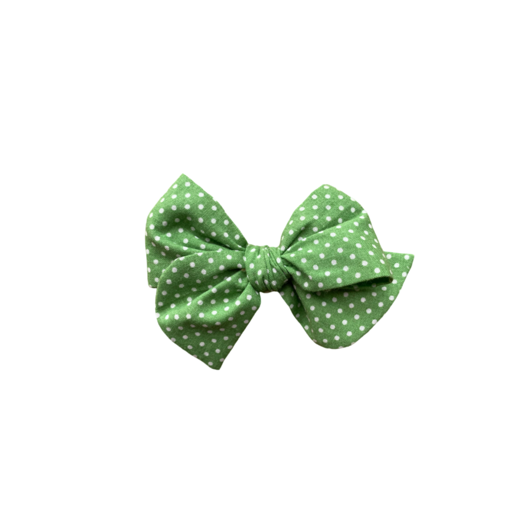 Tulipán grande - Verde puntos blancos