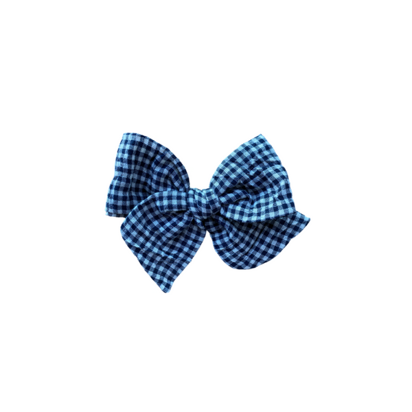 Tulipán grande - Cuadrille azul oscuro