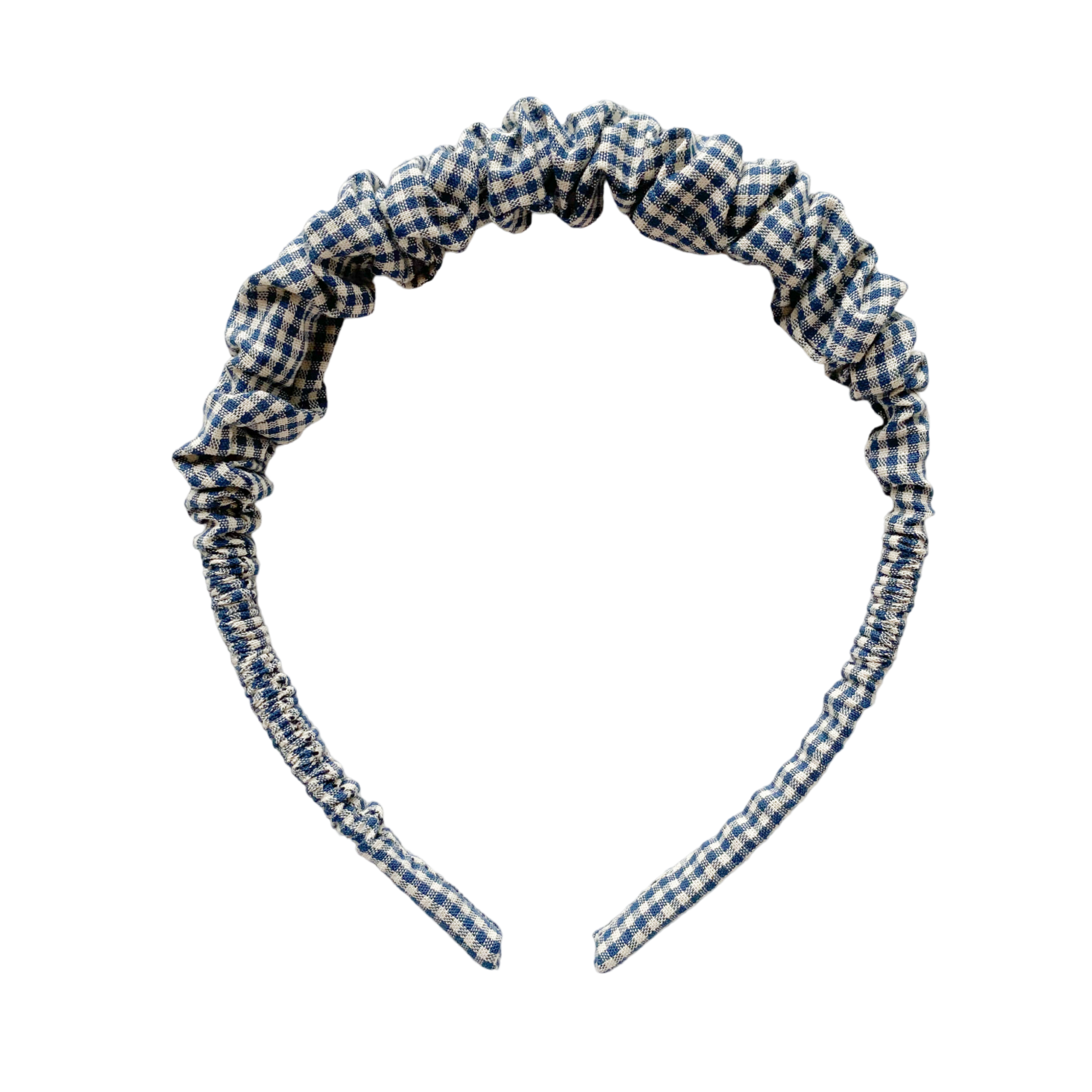 Cintillo repollito   -  Cuadrille azul