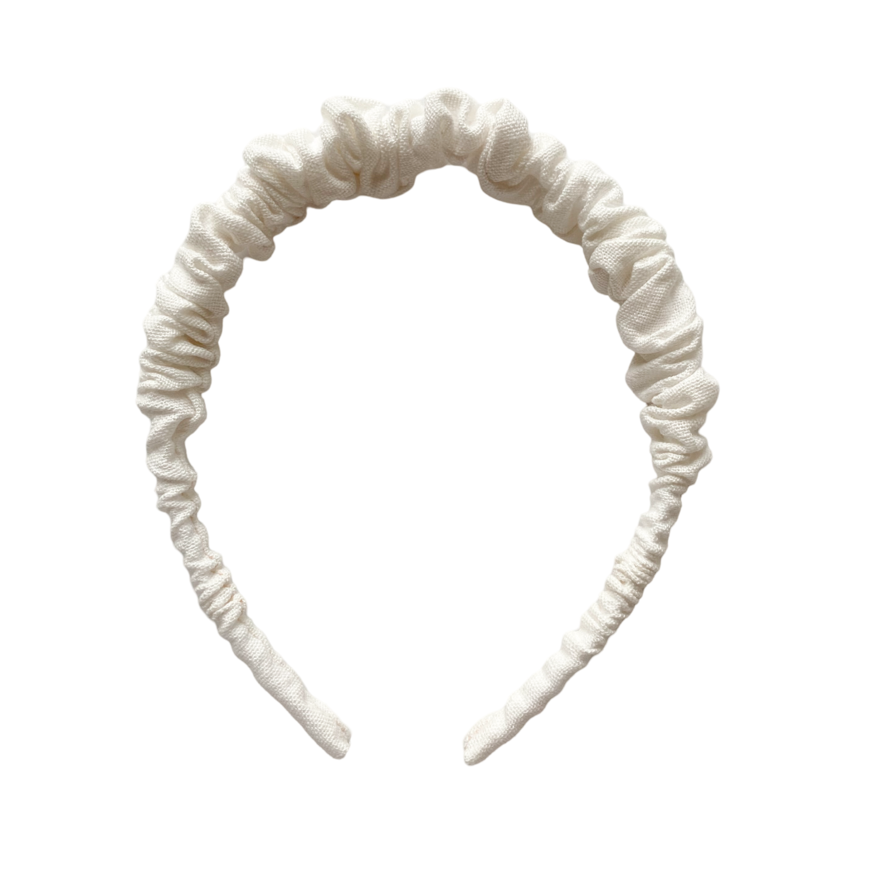 Cintillo repollito   -  Lino Crema