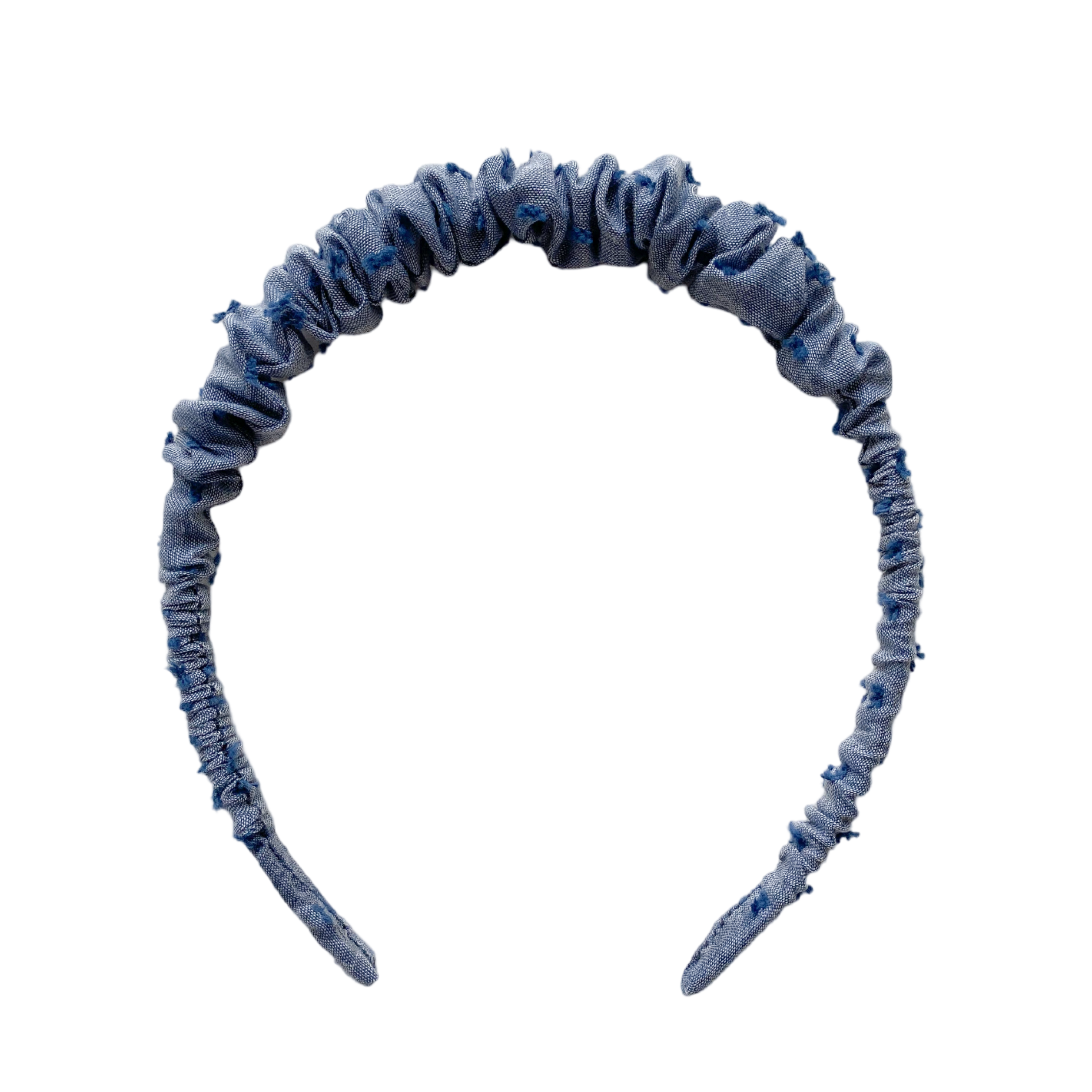 Cintillo repollito   -  Plumeti Denim Azul