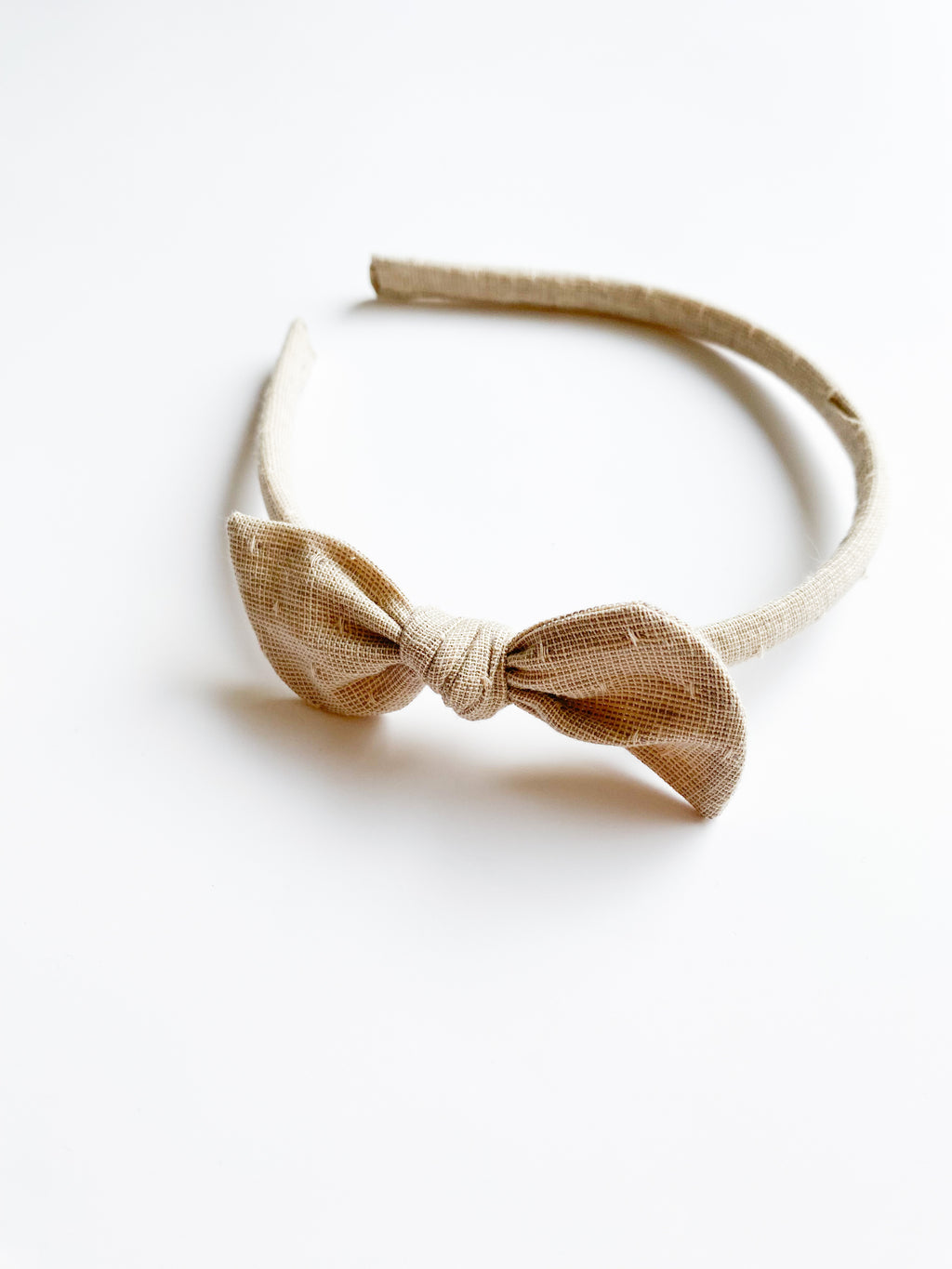 Cintillo Orejita de oso  -  Arena textura