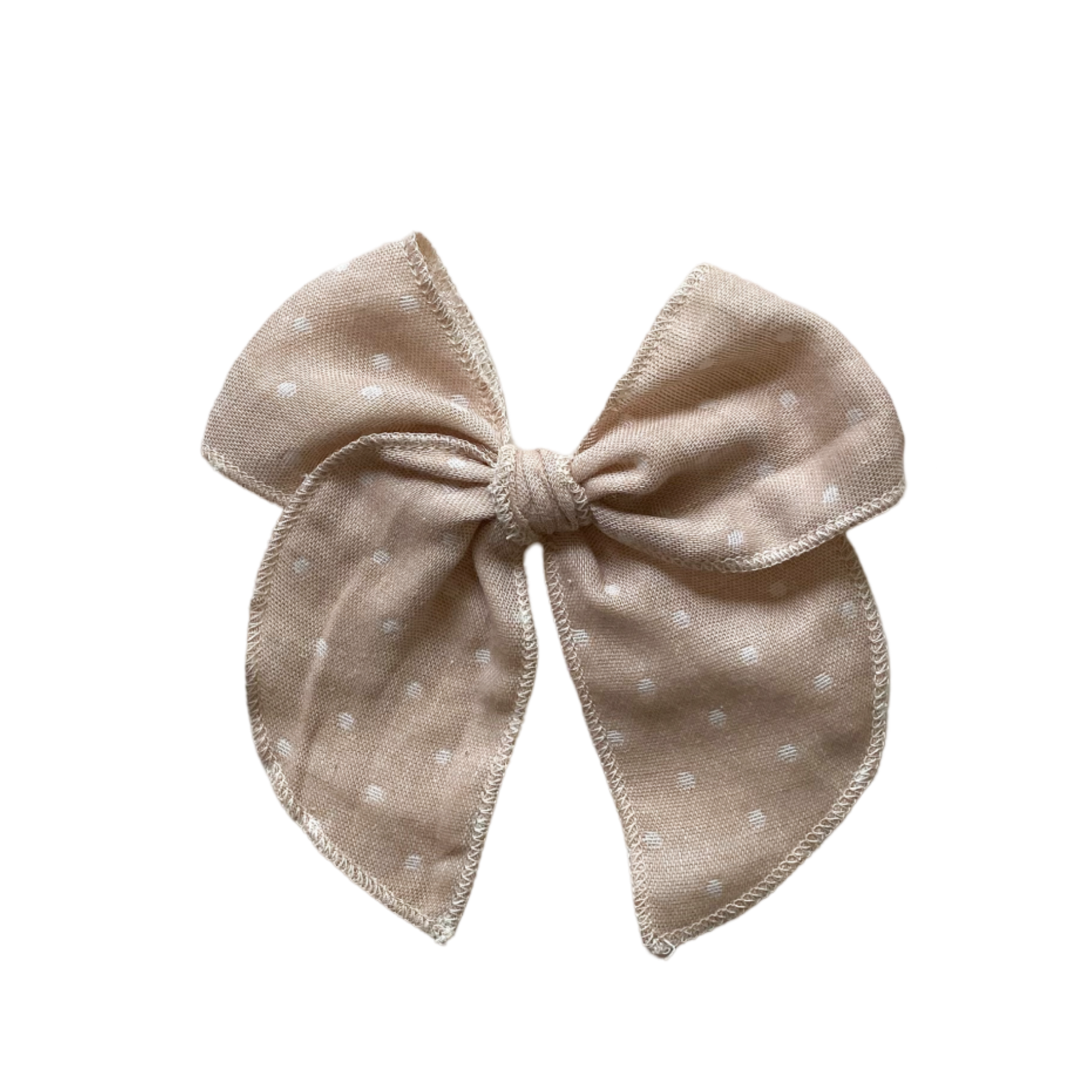 Magnolia - Gasa arena puntitos blancos