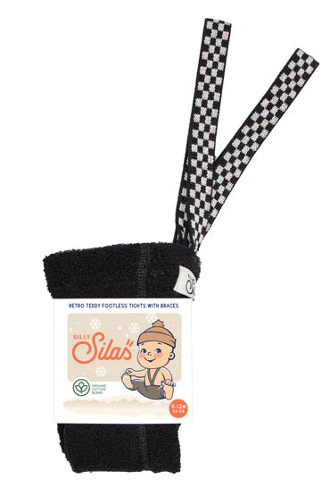 Pantys Silly Sillas Teddy Warmy  sin patitas - Negro