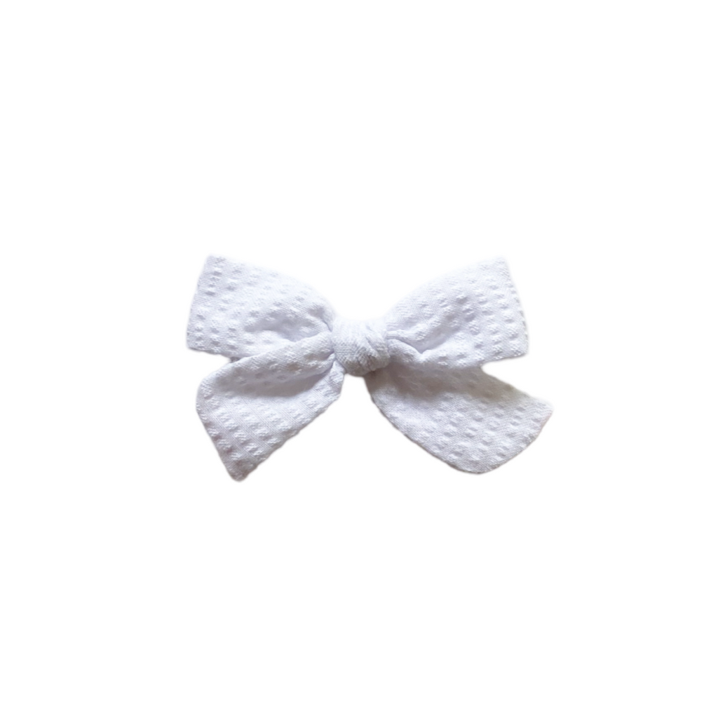 Margarita mediana - Blanca cloqué