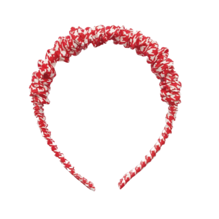 Cintillo repollito   - Pata de gallo rojo