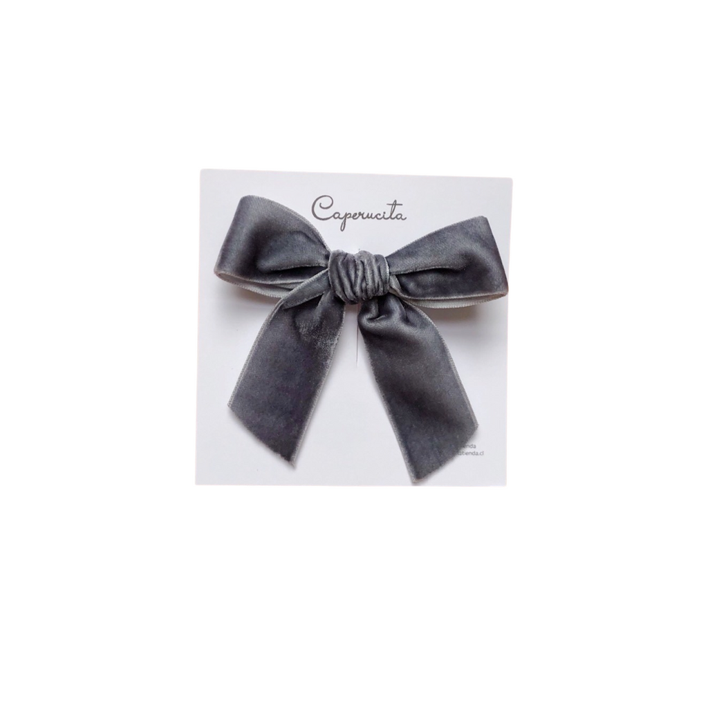 Cinta terciopelo - Gris oscuro