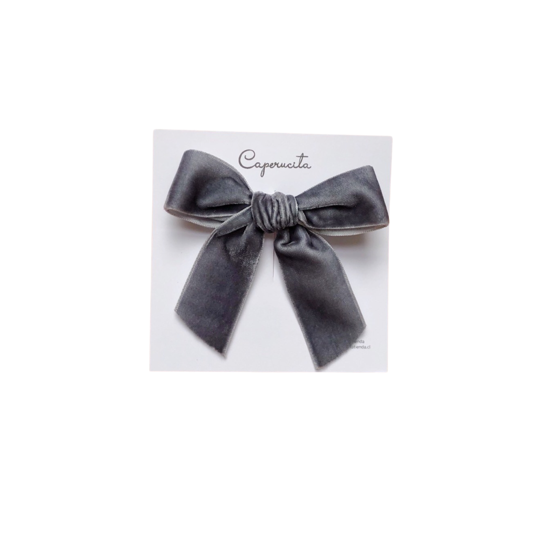 Cinta terciopelo - Gris oscuro
