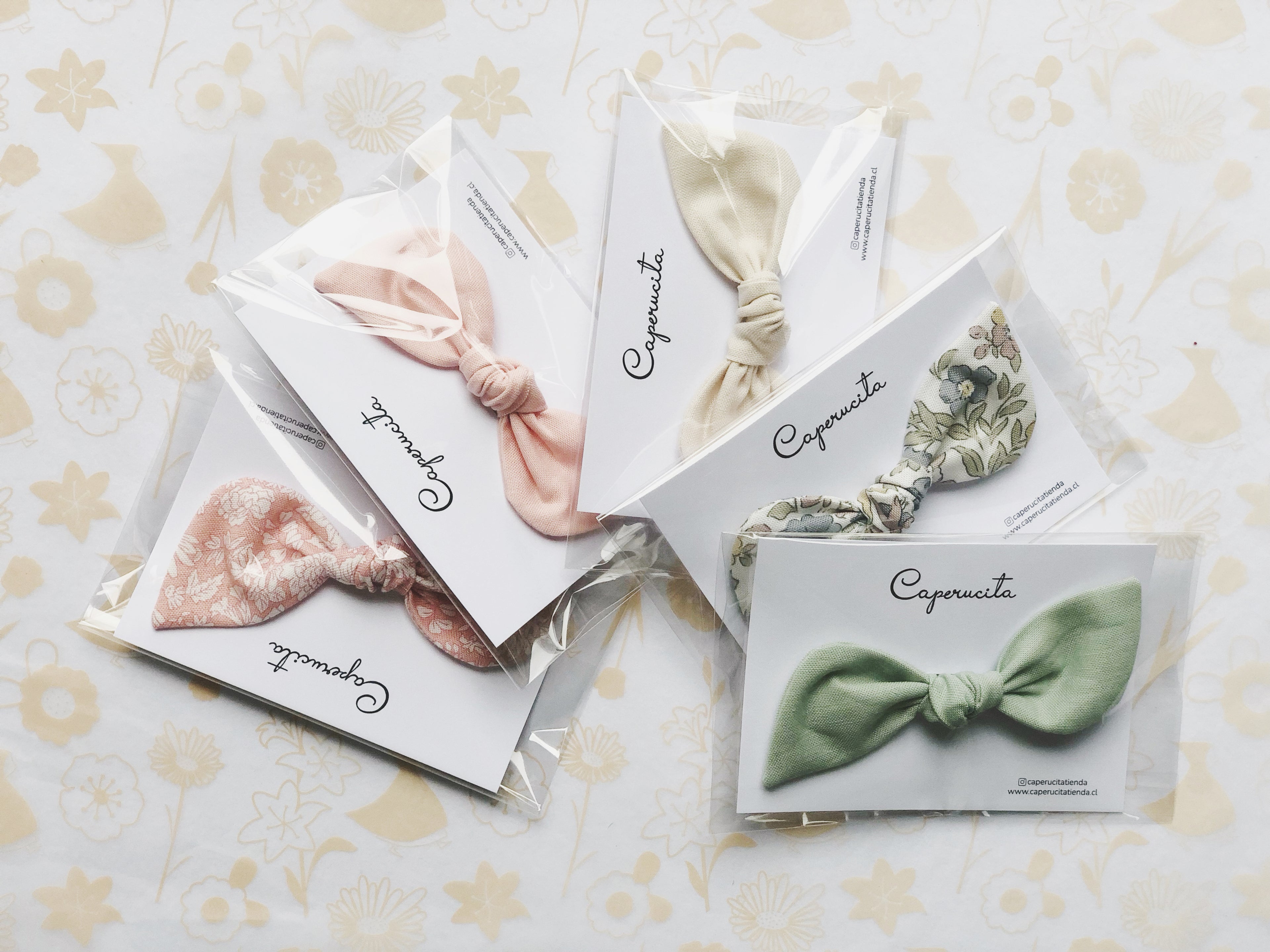 Orejita de oso mediana - Verde seco