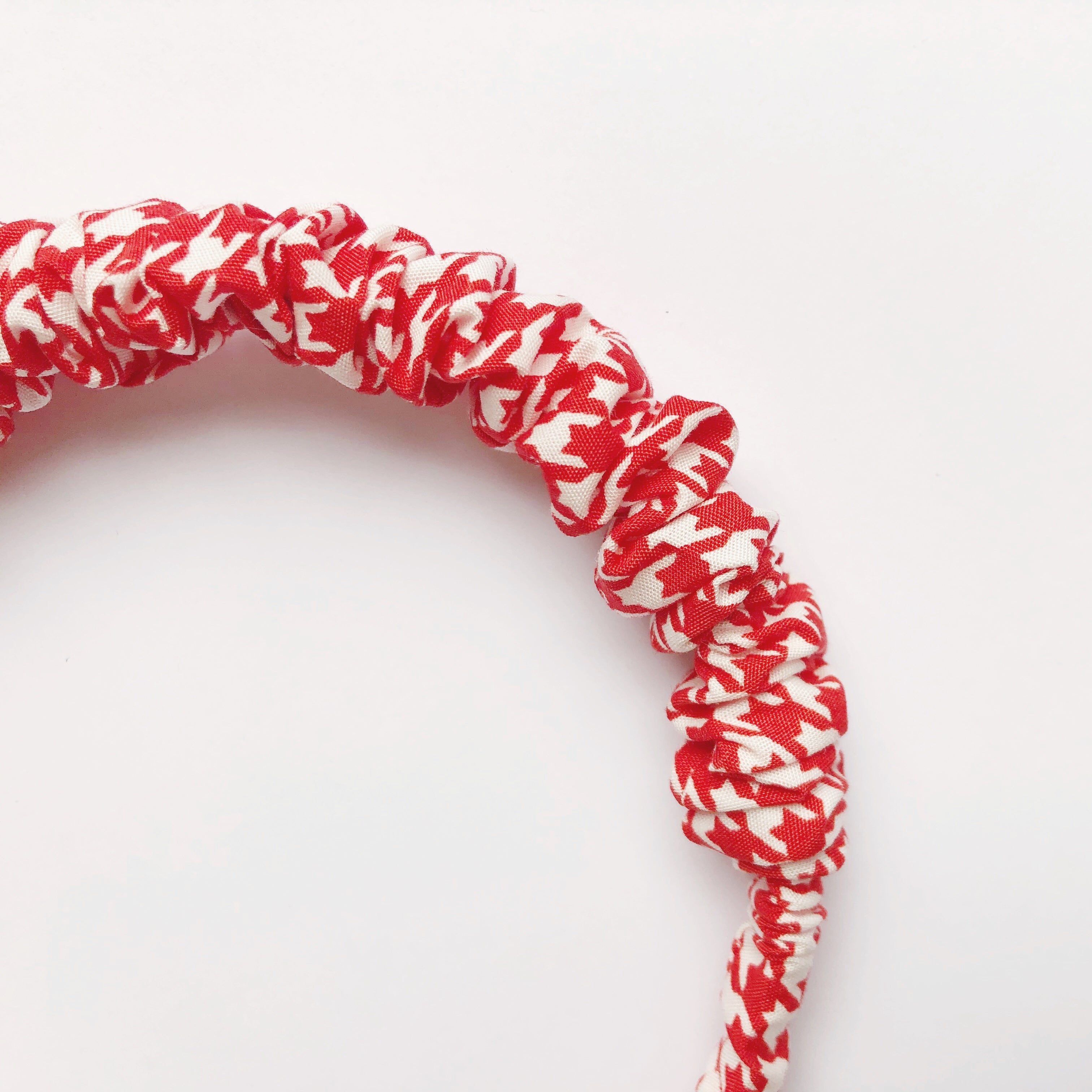 Cintillo repollito   - Pata de gallo rojo