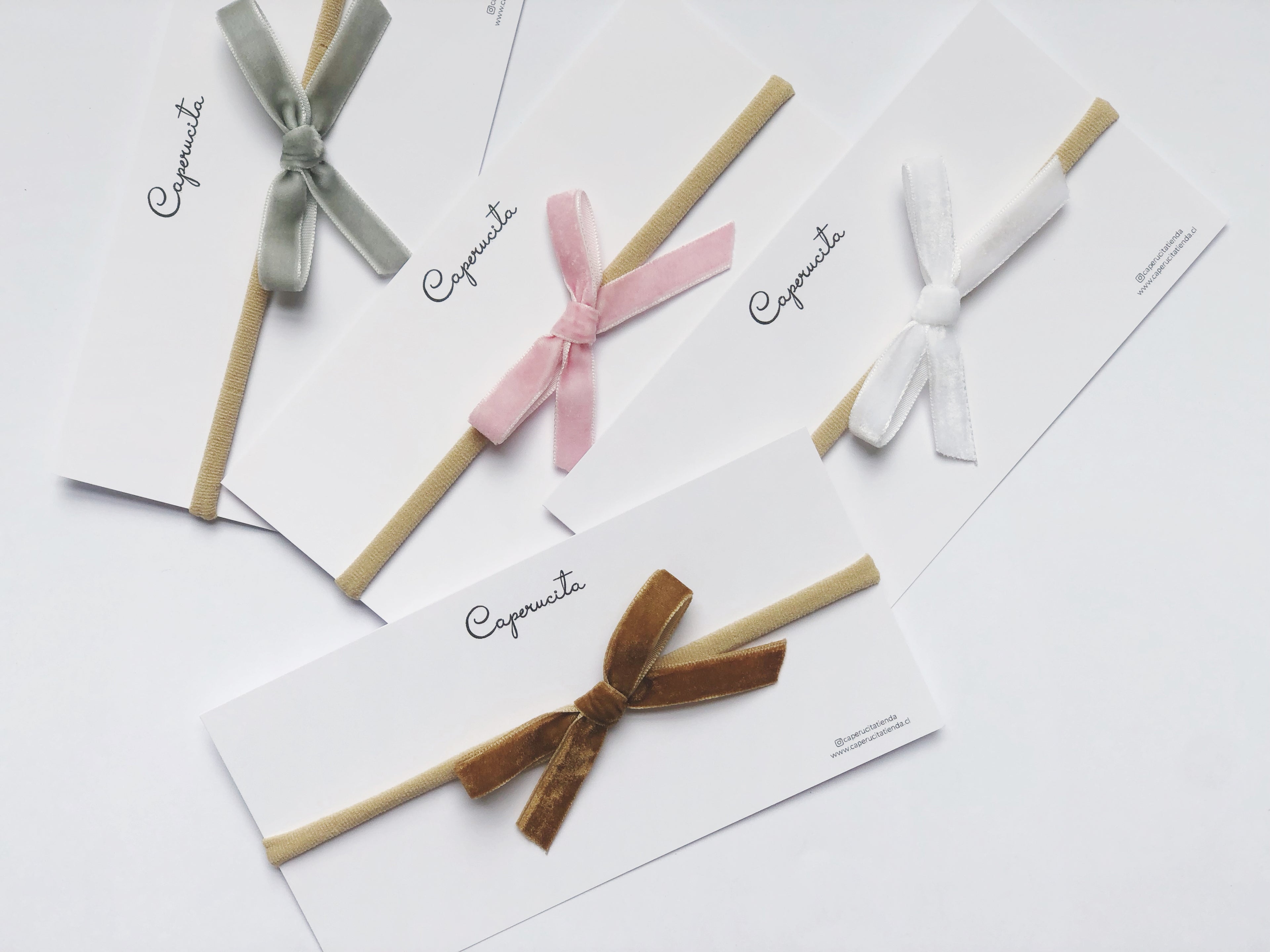 Cintillo elasticado terciopelo -  Mostaza