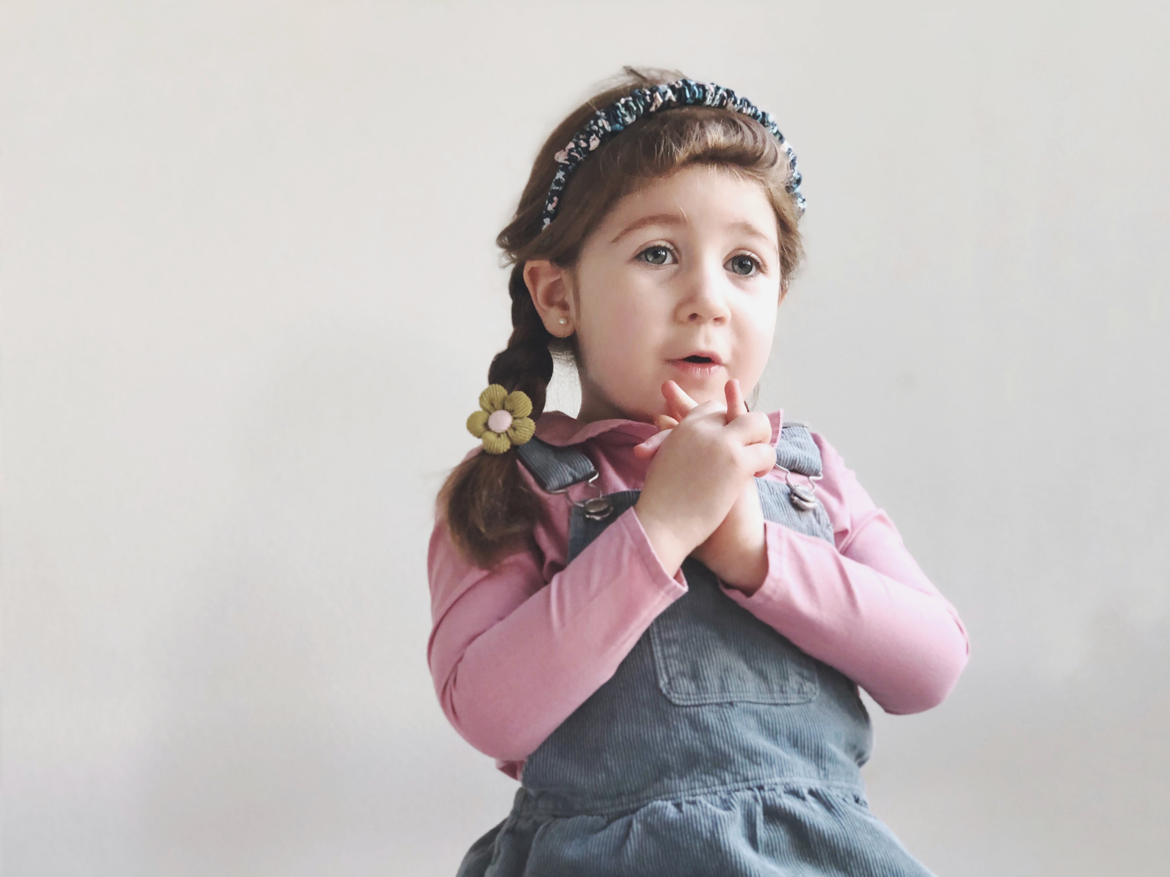 Cintillo repollito   -  Azul marino flores Liberty London