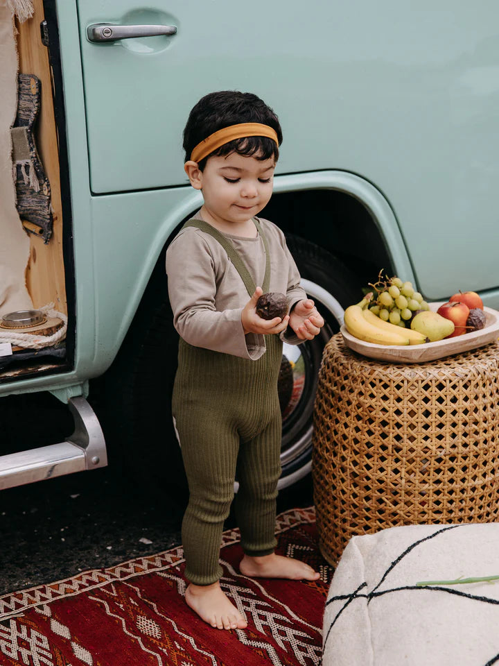 Pantys Silly Silas Hippy sin patitas - Verde oliva