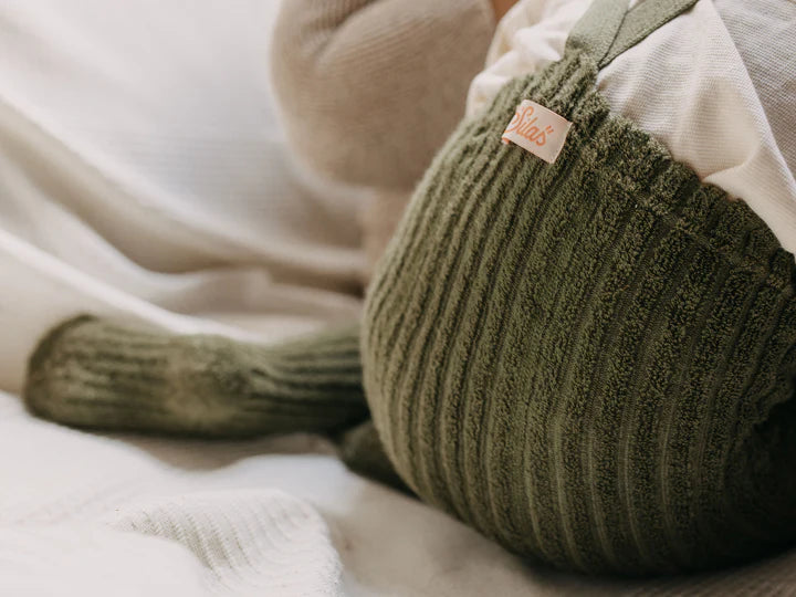 Pantys Silly Sillas Granny Teddy con patitas - Verde oliva