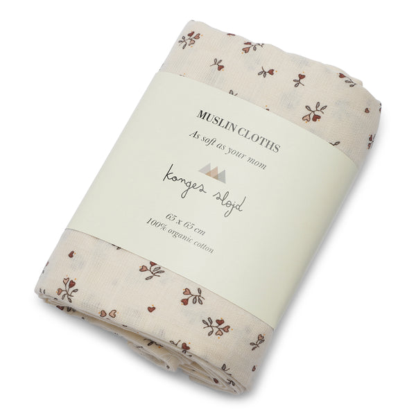 Pack 3 Muslin Swaddles medianos Petit Amour Rose