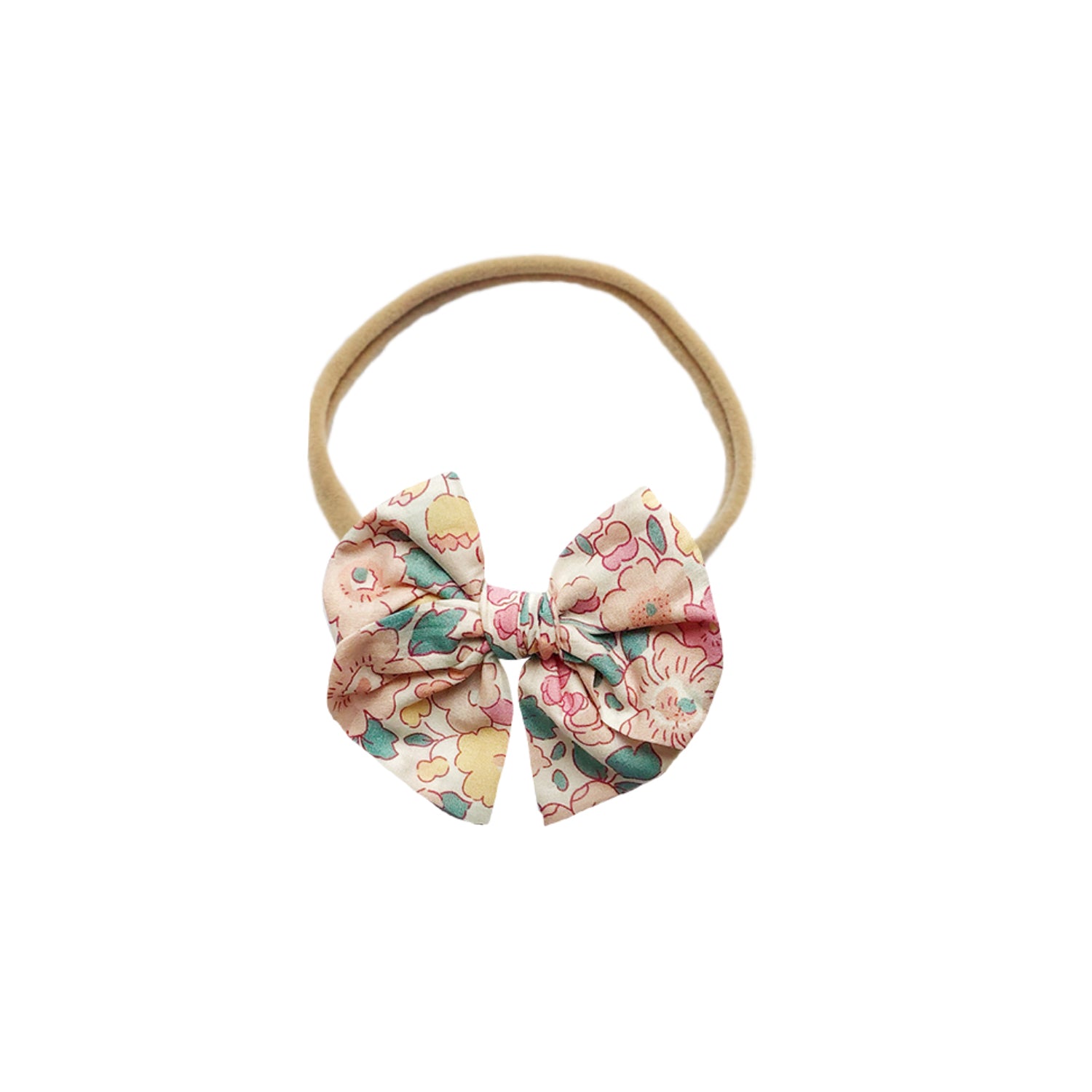 Cintillo Mini malva  flores damasco