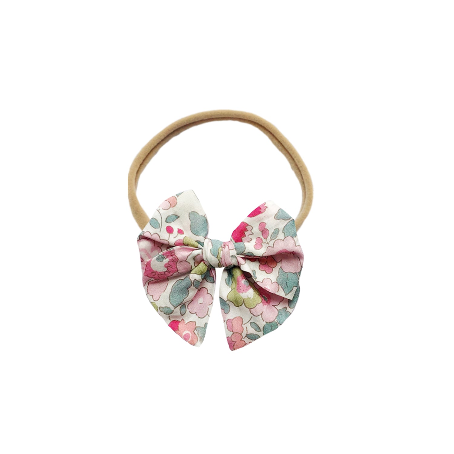 Cintillo Mini malva  flores frambuesa