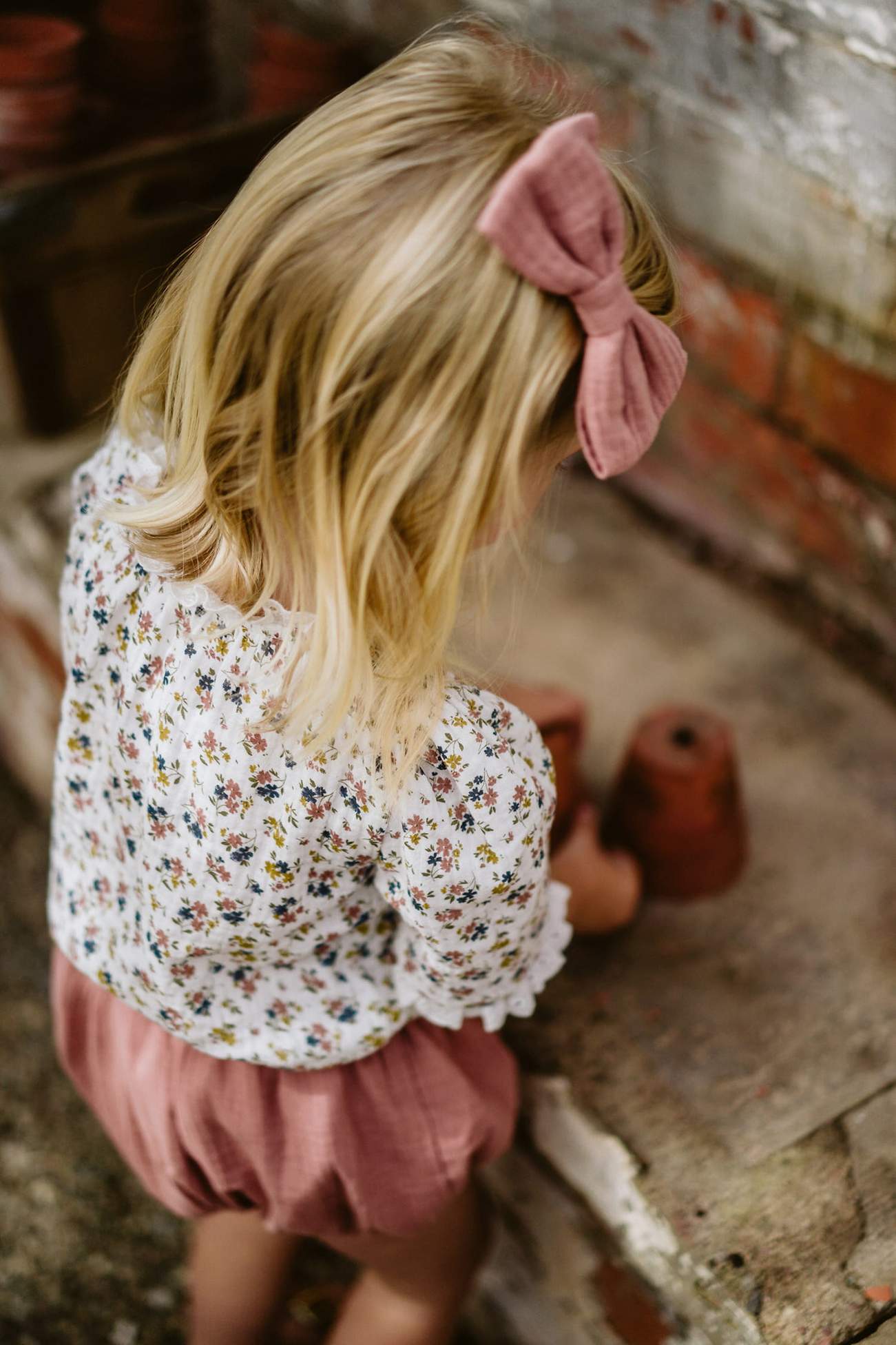 Charlie bloomers muslin old rose - Little cotton clothes