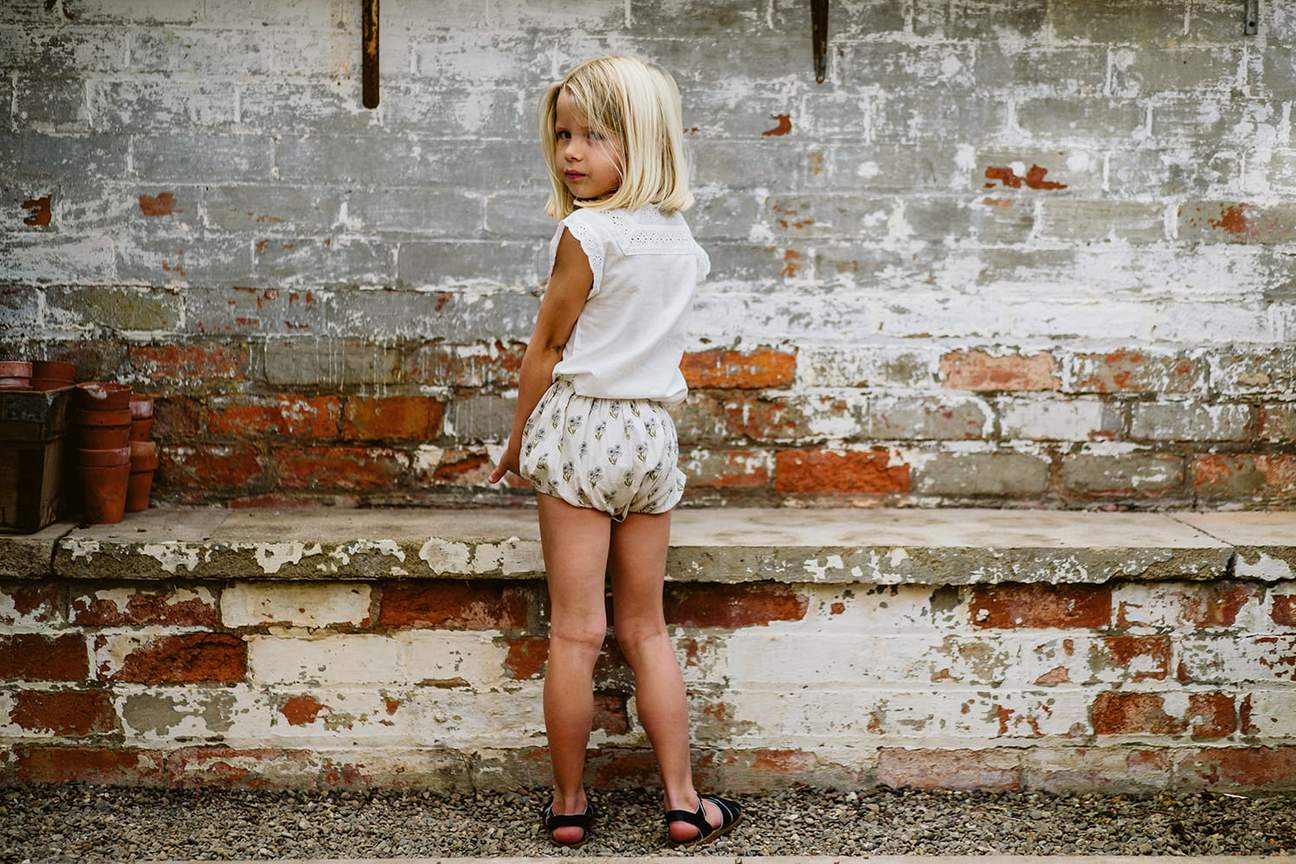 Charlie bloomers poppy floral - Little cotton clothes