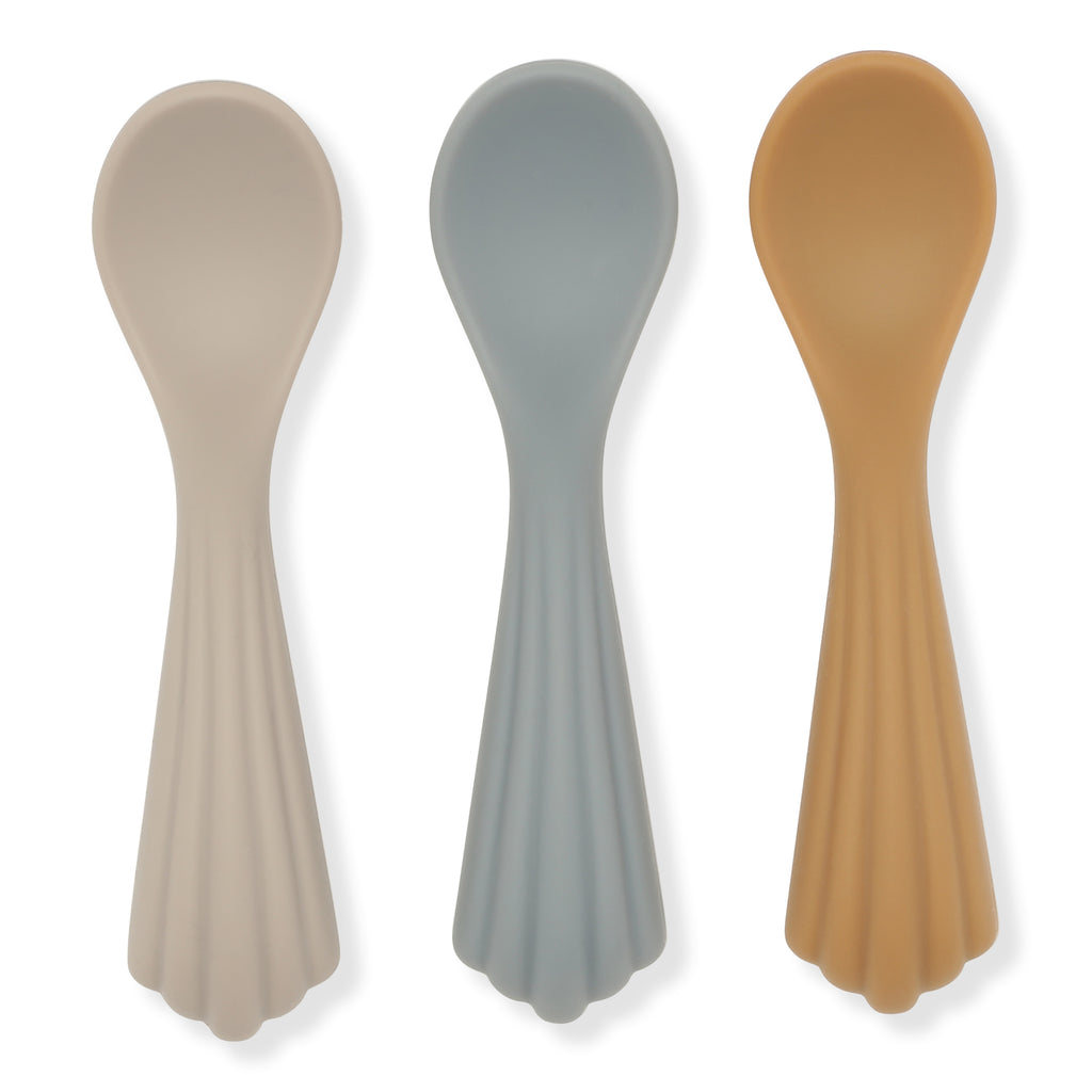 Set de cucharas de silicona Konges - Warm grey