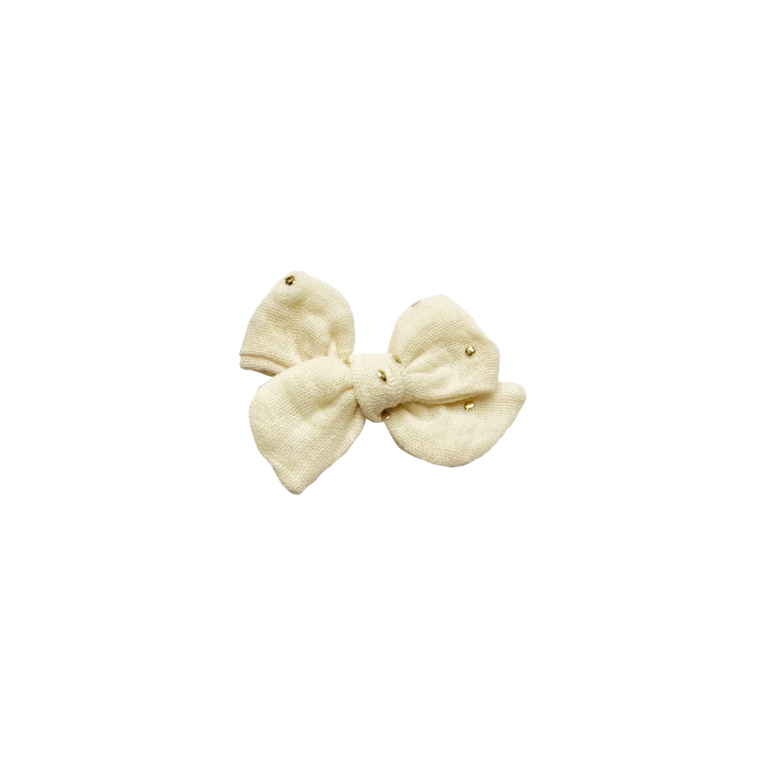 Margarita Chica - Gasa Crema puntos Dorados