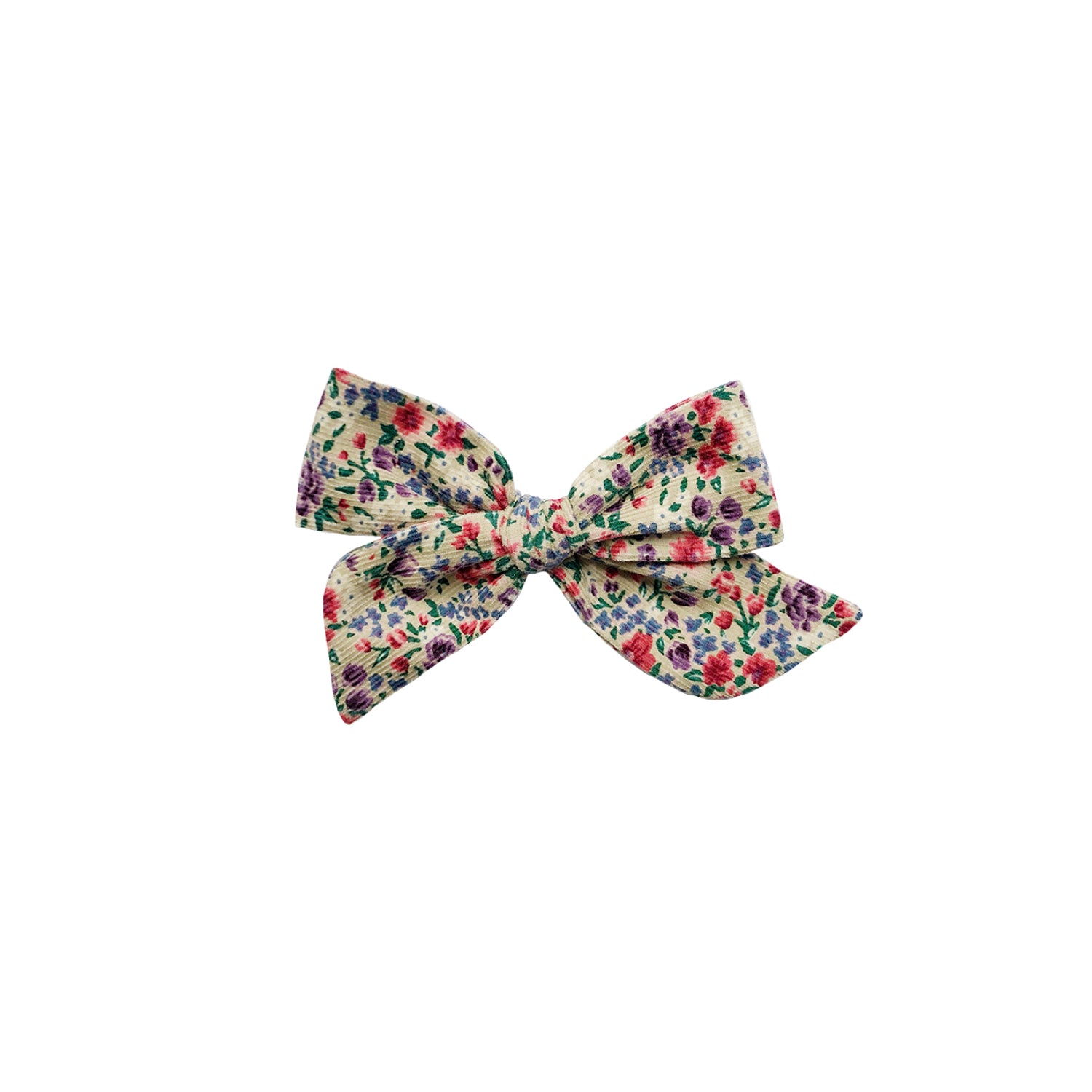 Margarita Grande cotelé beige flores vintage