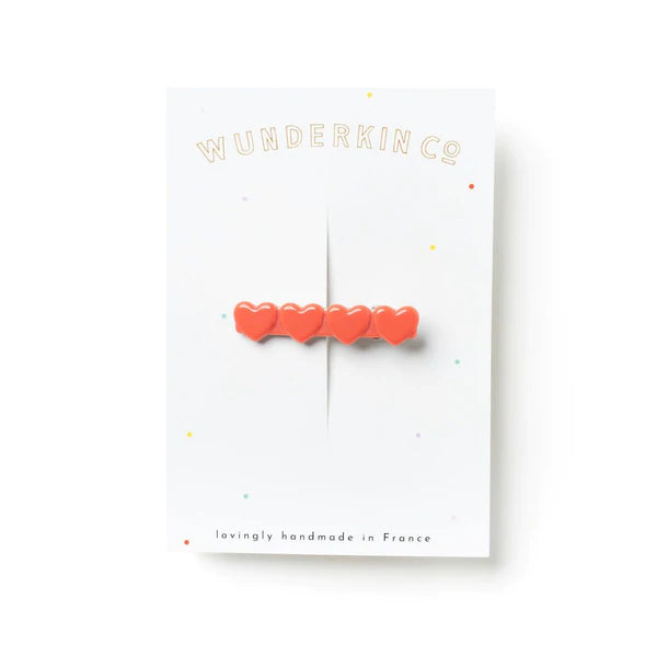 Heart Clip poppy - Wunderkin Co.