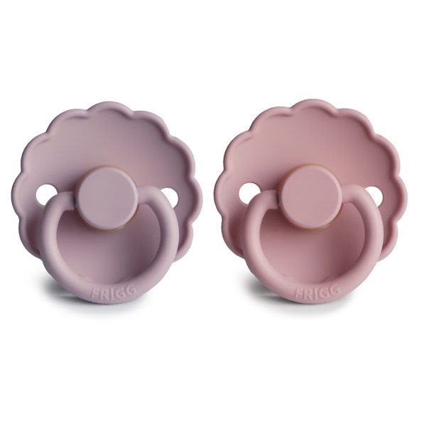 Pack de dos Chupetes Daisy Frigg - Baby pink/ Soft lilac