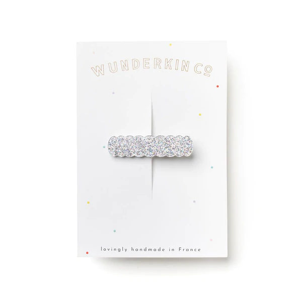 Scallop Clip Glitter Space Age  - Wunderkin Co.