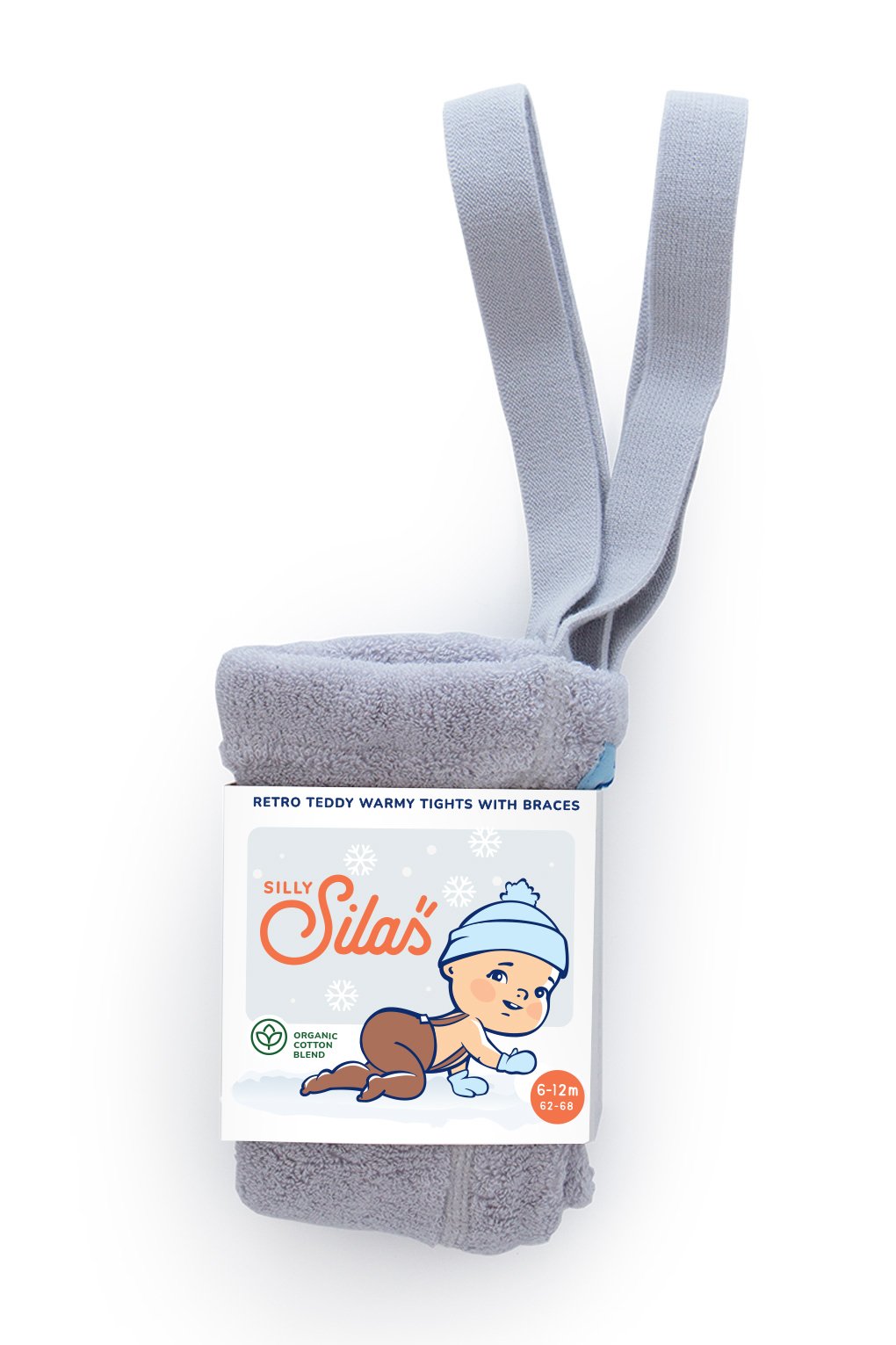 Silly Sillas Teddy Warmy con patitas - Gris perla
