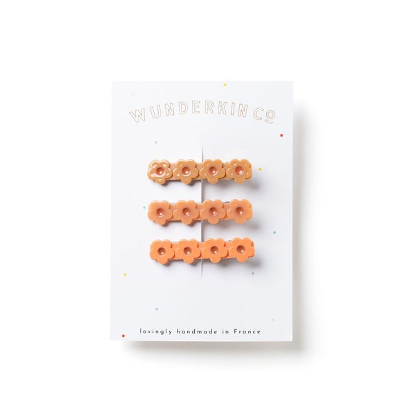 Flower Clip persimmon - Wunderkin Co.