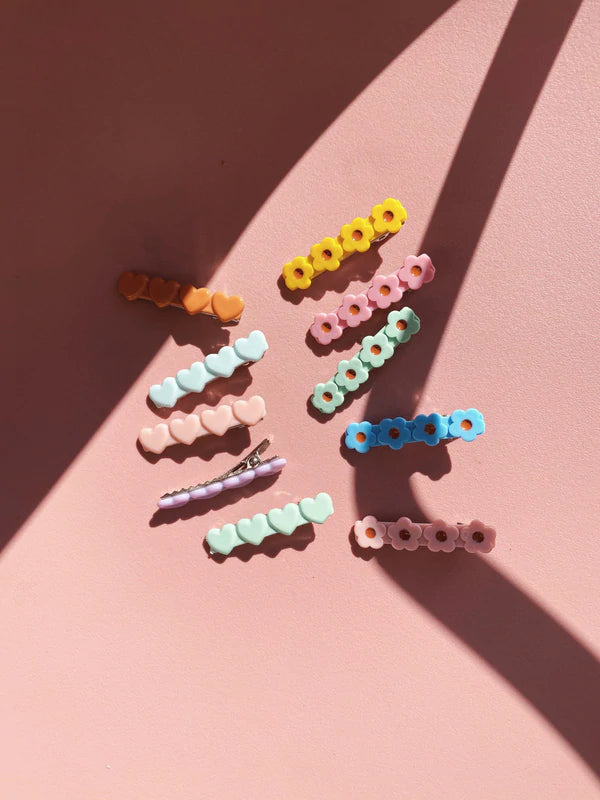 Heart Clip sea glass - Wunderkin Co.