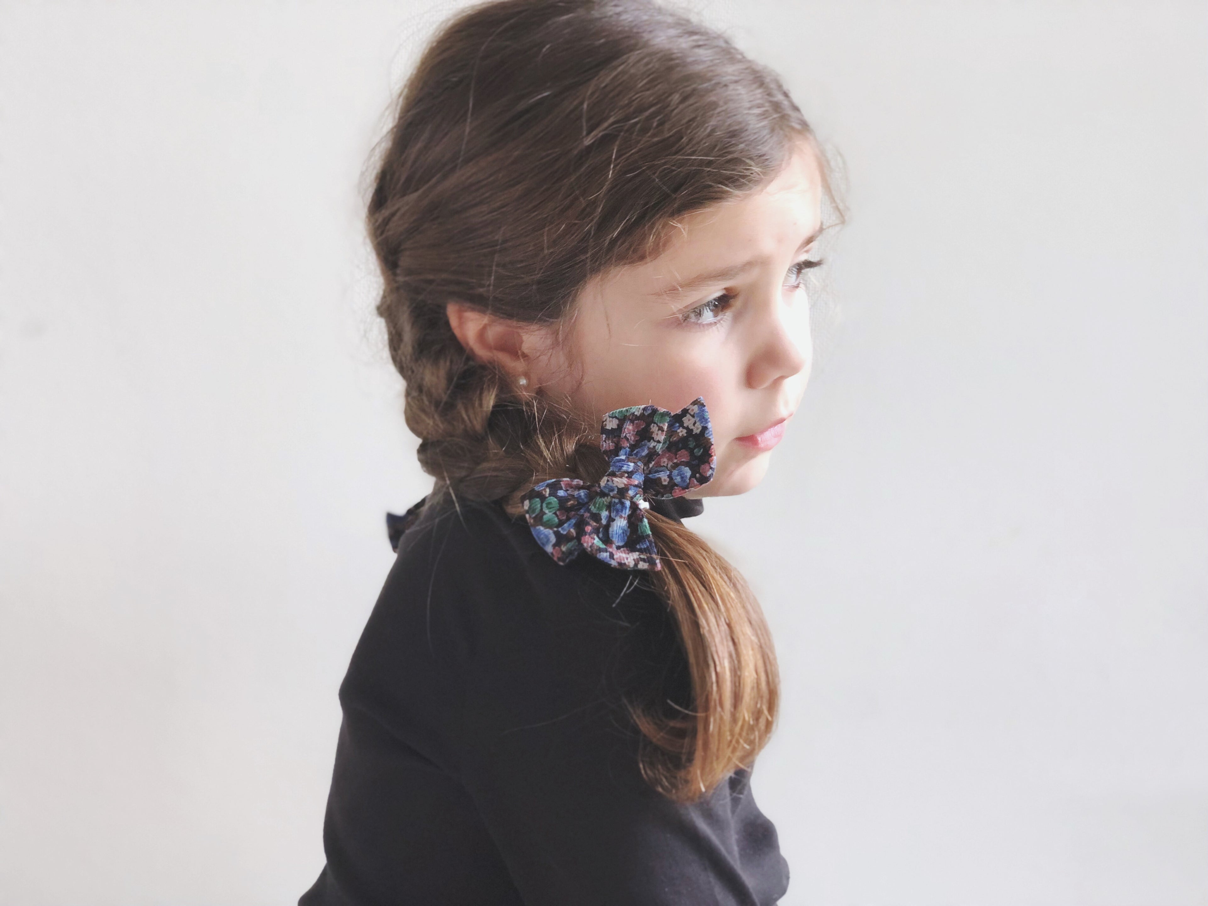 Margarita mediana cotelé azul flores Vintage