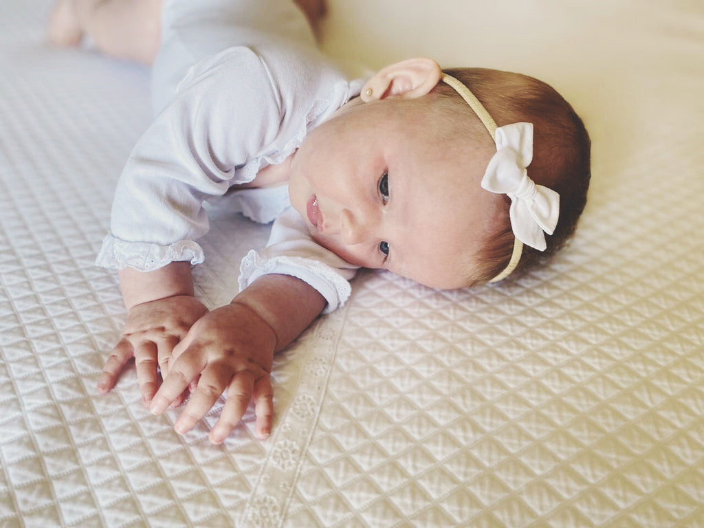 Cintillo Margarita chica - Crema