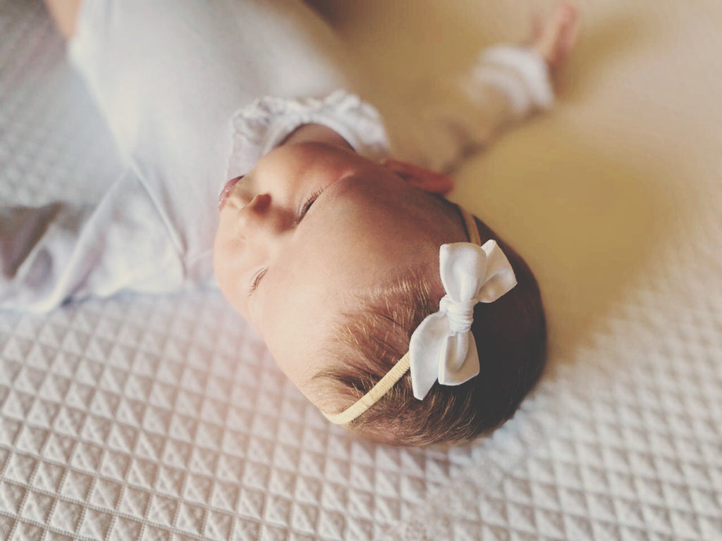 Cintillo Margarita chica - Crema