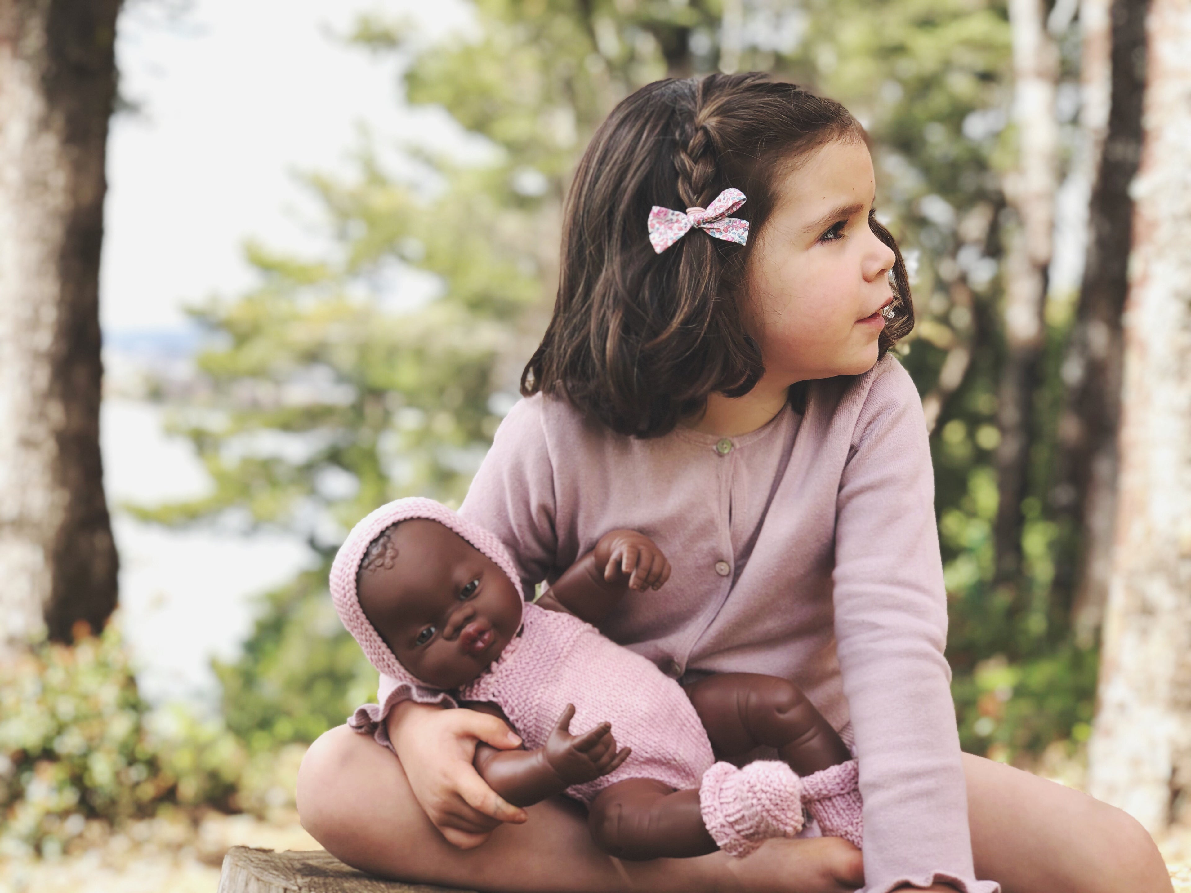 Campanita - floreado frambuesa