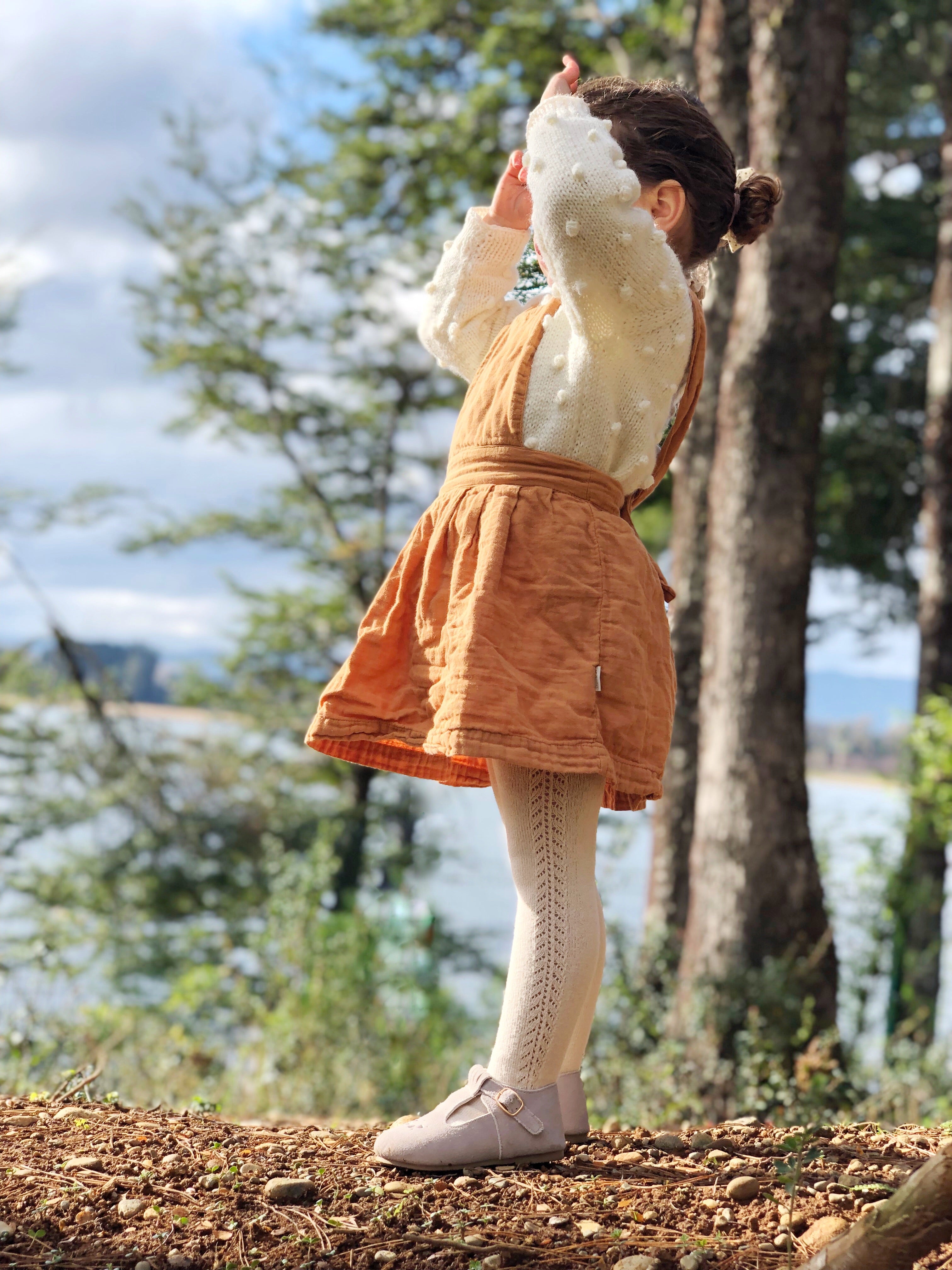 Pantys Cóndor calado lateral nude