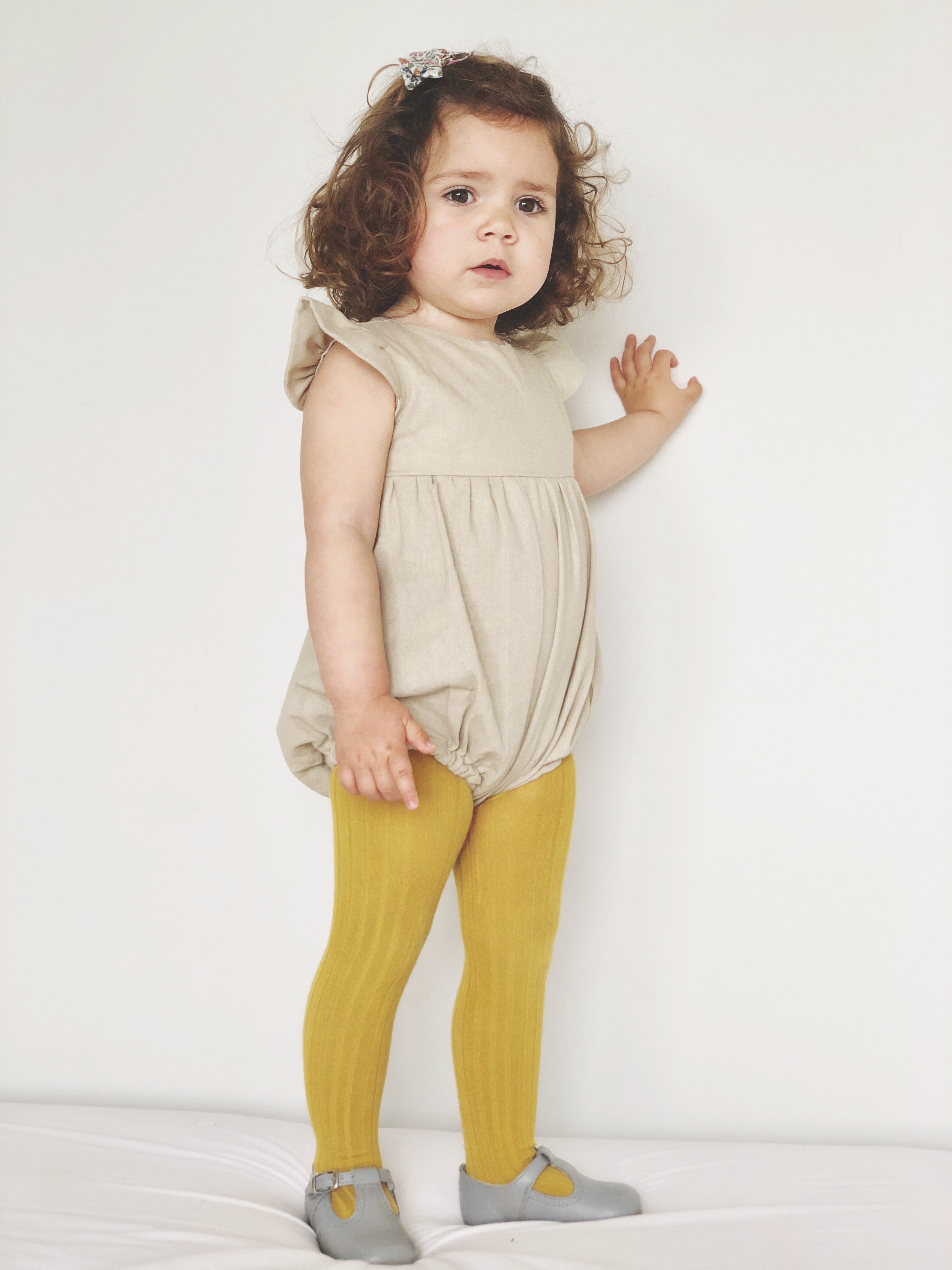 Pantys Cóndor canalé - Mostaza